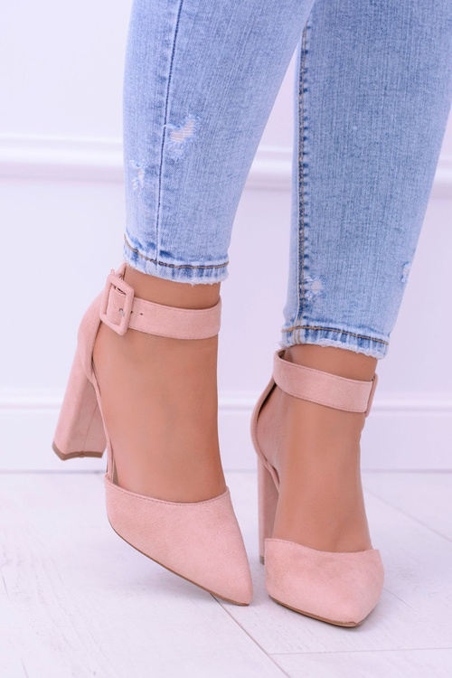 Жіночі туфлі на шпильці Suede Pink Harinta
