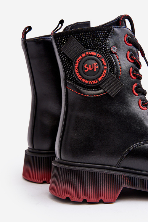 Дитячі утеплені черевики Trapper Black Askya