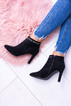 Жіночі чорні чоботи на шпильці Nity Bemi