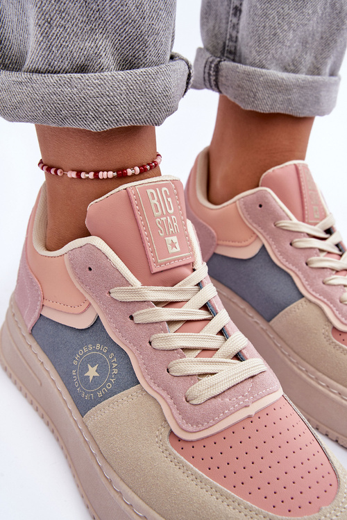 Жіноче спортивне взуття Big Star MM274233 Pink-Beige
