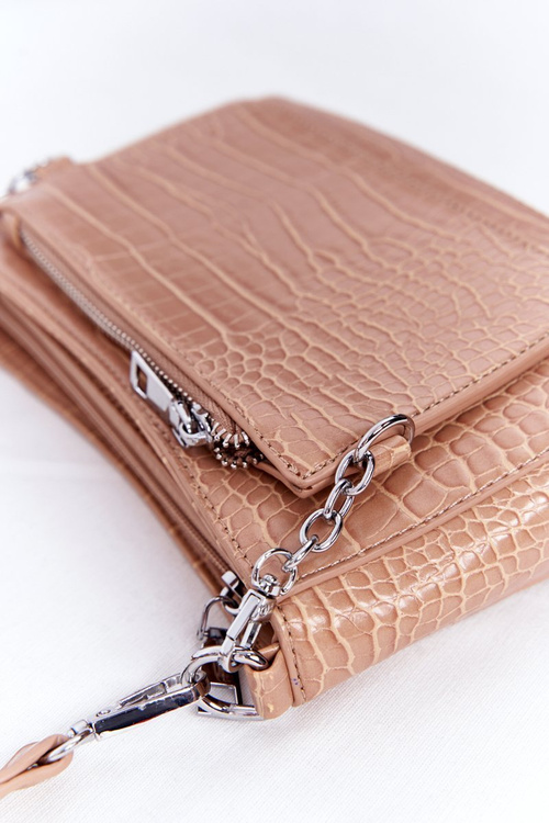 Маленька сумка через плече з пакетиком Paris Beige