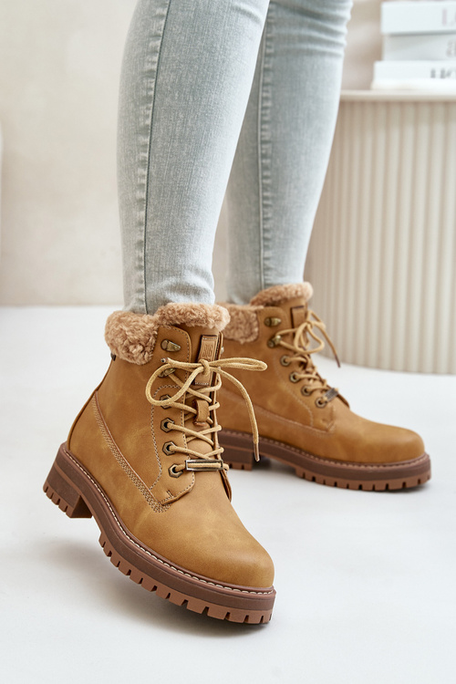 Теплі жіночі черевики Big Star OO274A285 Camel