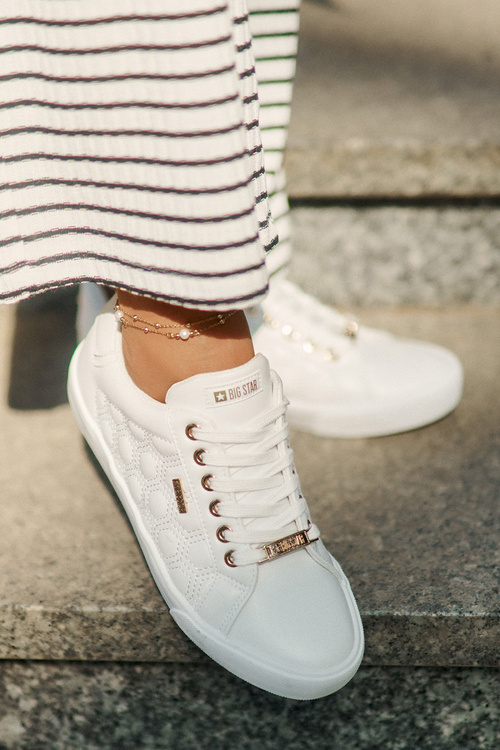 Жіночі Кросівки З Еко Шкіри Big Star RR274322 Білі