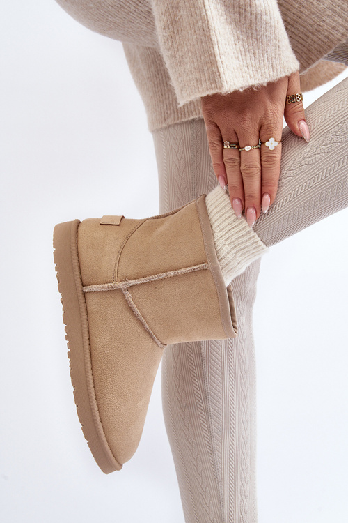 Жіночі зимові черевики Cross Jeans MM2R4023C бежевого кольору