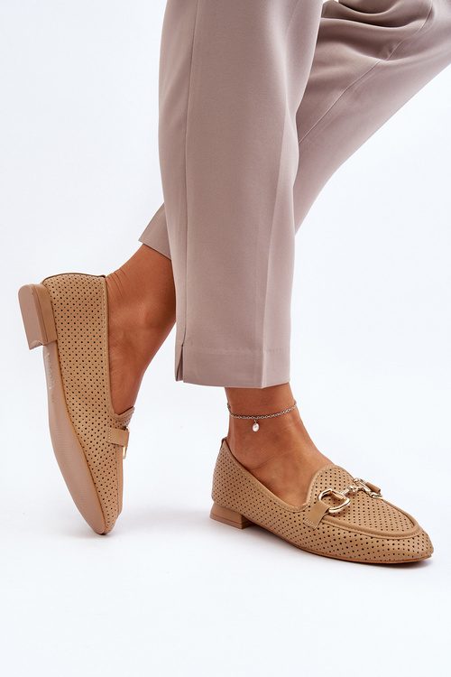 Жіночі мокасини на плоскій підошві з декором Camel Iluvana