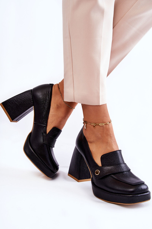 Шкіряні туфлі Lewski Shoes 3195/2 Чорні