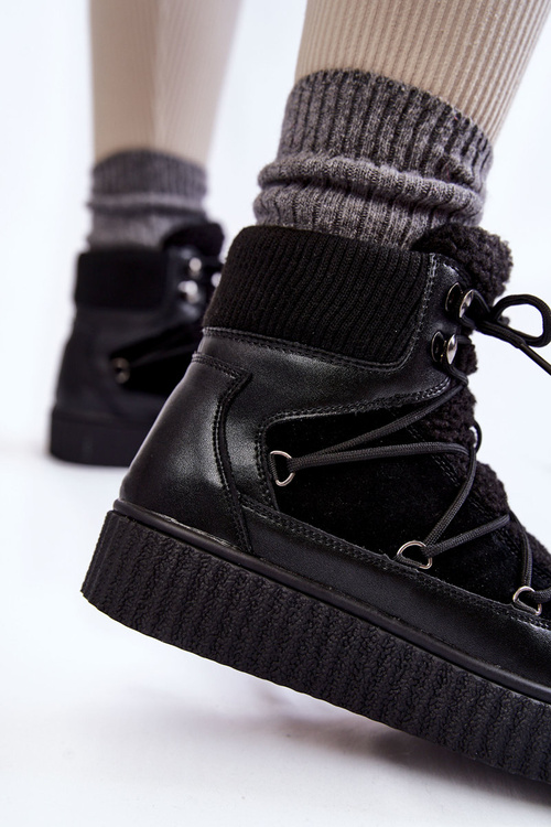 Жіночі зимові черевики La.Fi 280072B-QN Чорні