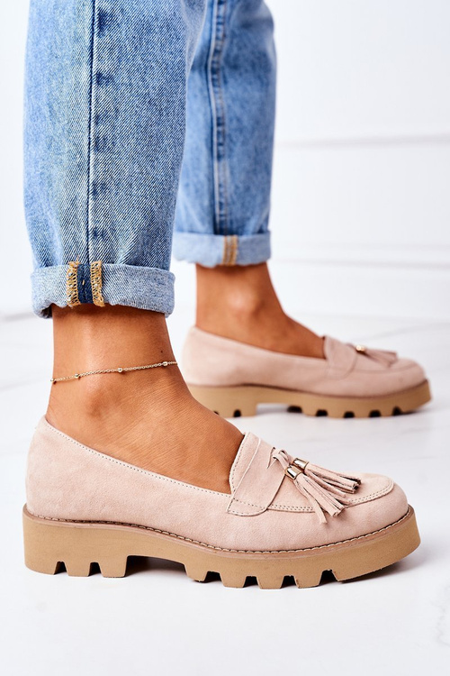 Замшеві мокасини Lewski Shoes 3053 Cappuccino