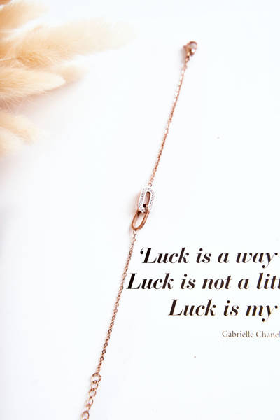 Жіночий знаменитий браслет з овальним орнаментом, рожеве золото