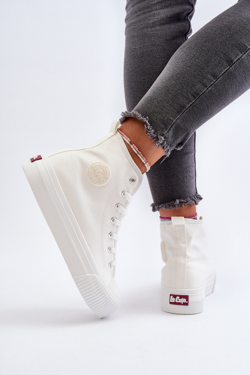 Жіночі високі кросівки Lee Cooper LCW-24-02-2132 білі
