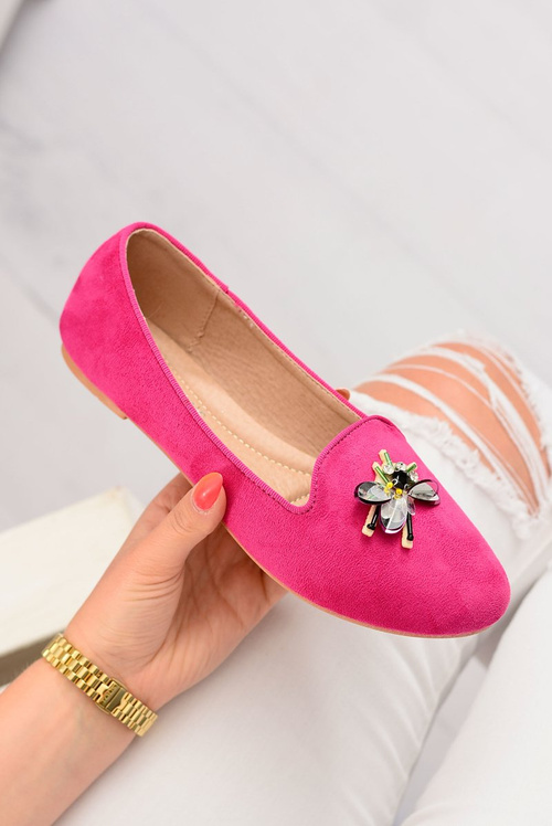 Замшеві жіночі балерини Lords Fuchsia Veni