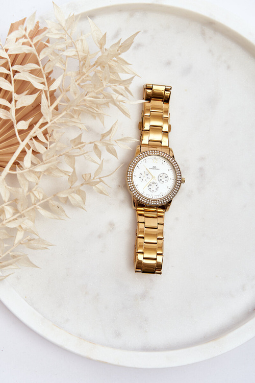 Жіночий водонепроникний годинник Giorgio & Dario з цирконієвим золотом