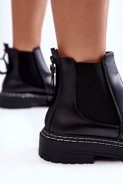 Класичні жіночі чоботи Jodhpur Black Atelio