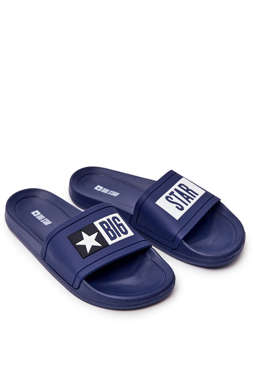 Чоловічі тапочки Big Star DD174701 Navy Blue
