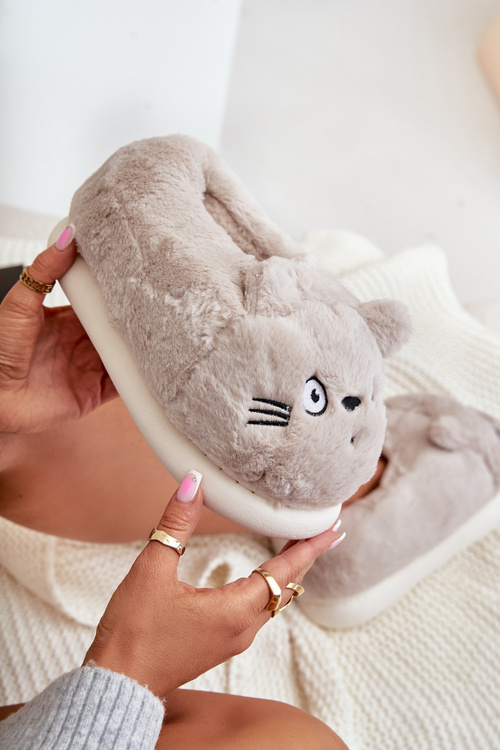 Жіночі тапочки Fuzzy Cats Beige Iriviane