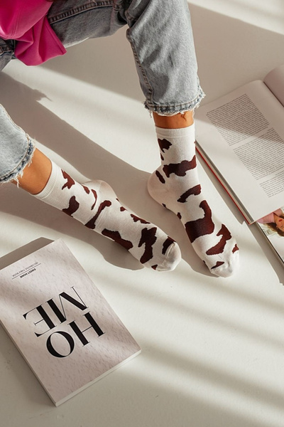 Жіночі Шкарпетки З Пятнами Коричневі