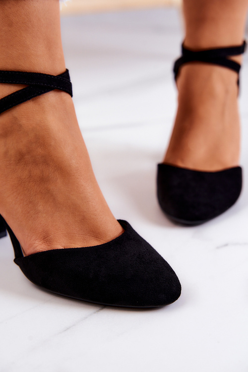 Замшеві туфлі Sergio Leone SK851 Чорні