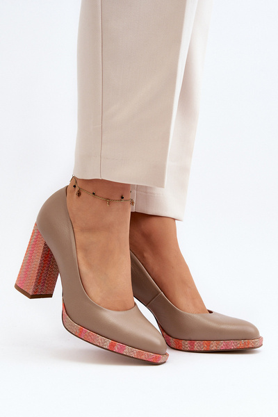 Човники на підборах Laura Messi 2746 Beige