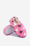 Дитячі утеплені шльопанці в сердечку Pink Meyra