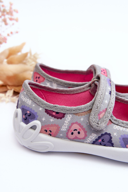 Дитячі балерини Hearts Befado 114X516 сірий