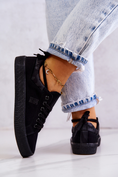 Жіночі низькі кросівки Big Star JJ274563 Чорні