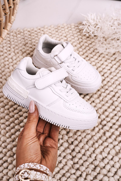 Дитяче спортивне взуття на липучці White Airy