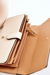Жіночий великий шкіряний гаманець NOBO M0120-CM00 Beige