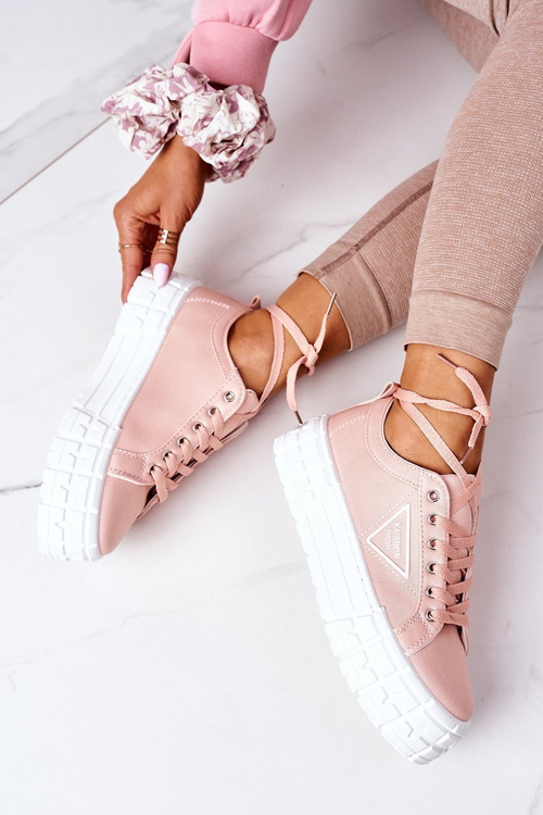 Жіночі кросівки на платформі Рожеві Big City Life