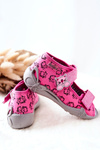 Босоніжки Befado Velcro Cats 242P103 Рожеві