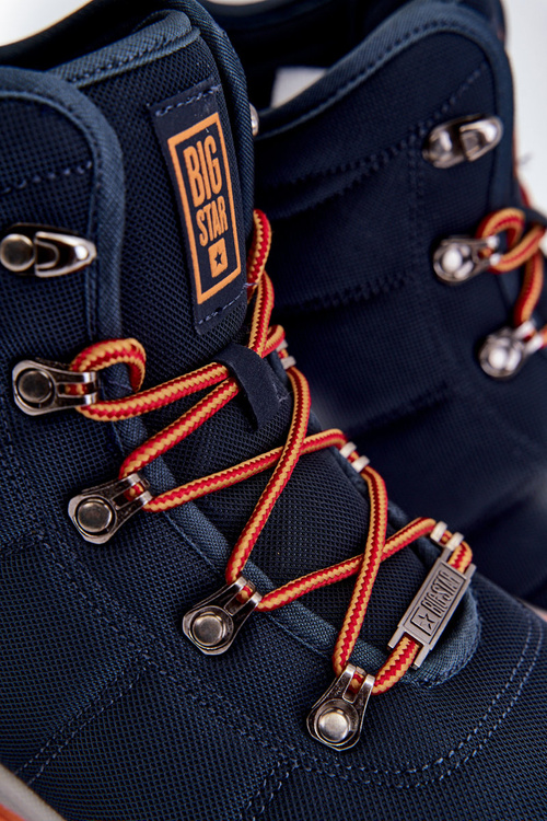 Чоловіче трекінгове взуття Memory Foam Big Star KK174110 Темно-синій