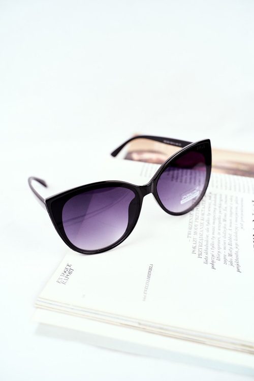 Коричневі жіночі сонцезахисні окуляри Prius PR-V26 Pink Gold Glitter