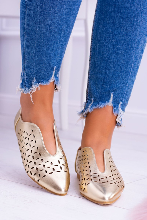 Жіночі напівчеревики Lu Boo Gold Synthia