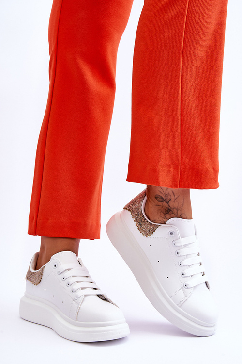 Жіноче спортивне взуття з орнаментом White-gold Delight