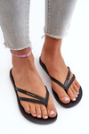 Жіночі гумові шльопанці 82067 Ipanema Bossa Fem Black