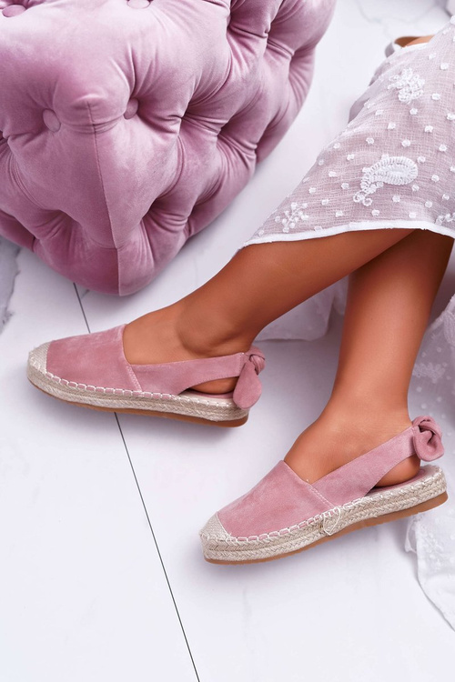 Жіночі замшеві еспадрільї Pink Kontres