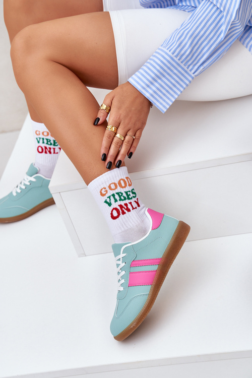 Низькі Жіночі Кросівки З Еко Шкіри М'ята Nonalorin