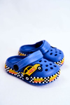Дитяче взуття Слайди Crocs Blue Road Racing