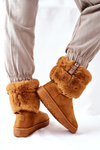 Жіночі зимові черевики Big Star II274127 Camel