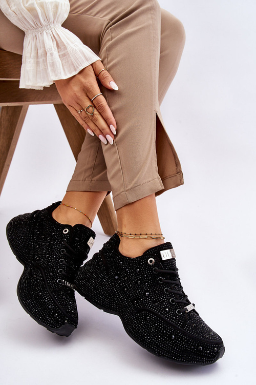 Жіночі кросівки на платформі GOE JJ2N4058 Чорні