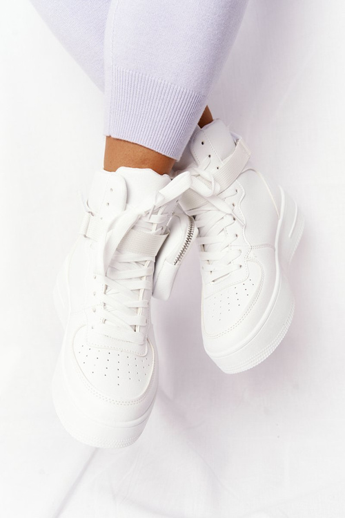 Спортивне взуття на платформі з сумочкою Білий Alexis