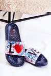 Гумові тапочки Big Star Love DD274A257 Navy
