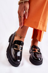 Модні шкіряні лофери Black Loveliness