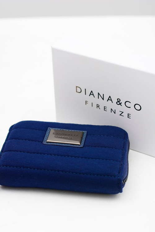 Маленький темно-синій жіночий гаманець DIANA&CO