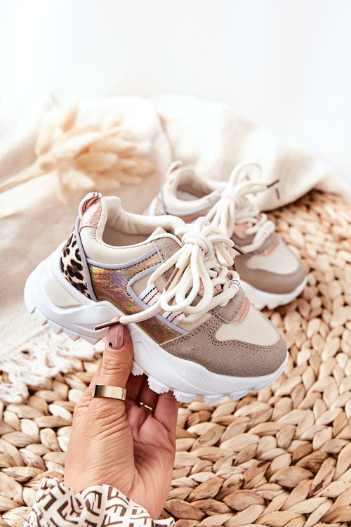 Дитяче спортивне взуття Кросівки бежеві Rommie