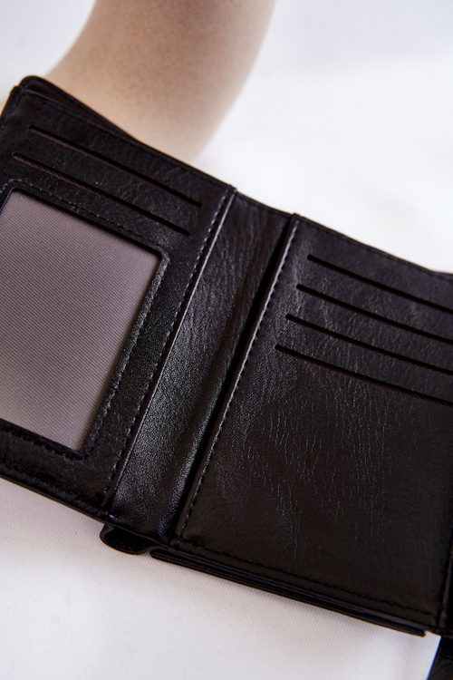 Жіночий маленький гаманець з магнітом Black Zaya