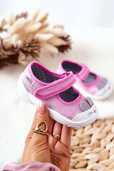 В'єтнамки Ballerinas Befado Rabbit 209P034 Pink