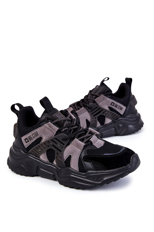 Легке чоловіче спортивне взуття Big Star KK174054 Чорний