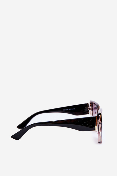 Жіночі сонцезахисні окуляри з УФ-фільтром коричневого кольору