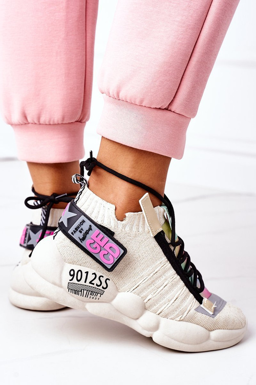 Жіноче спортивне взуття Кросівки бежевий Bubble Tea