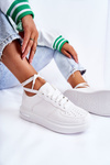Класичне шкіряне спортивне взуття білого кольору Jennys